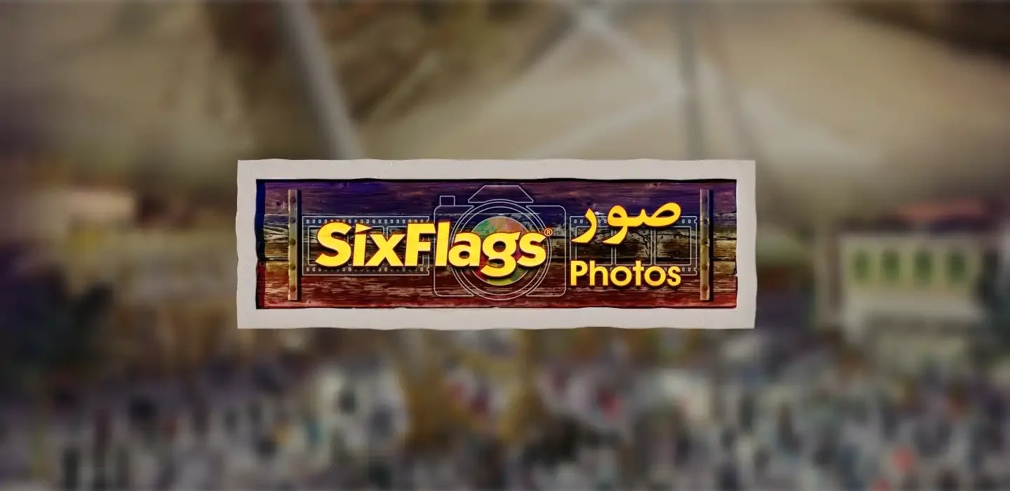Six Flags Photos card